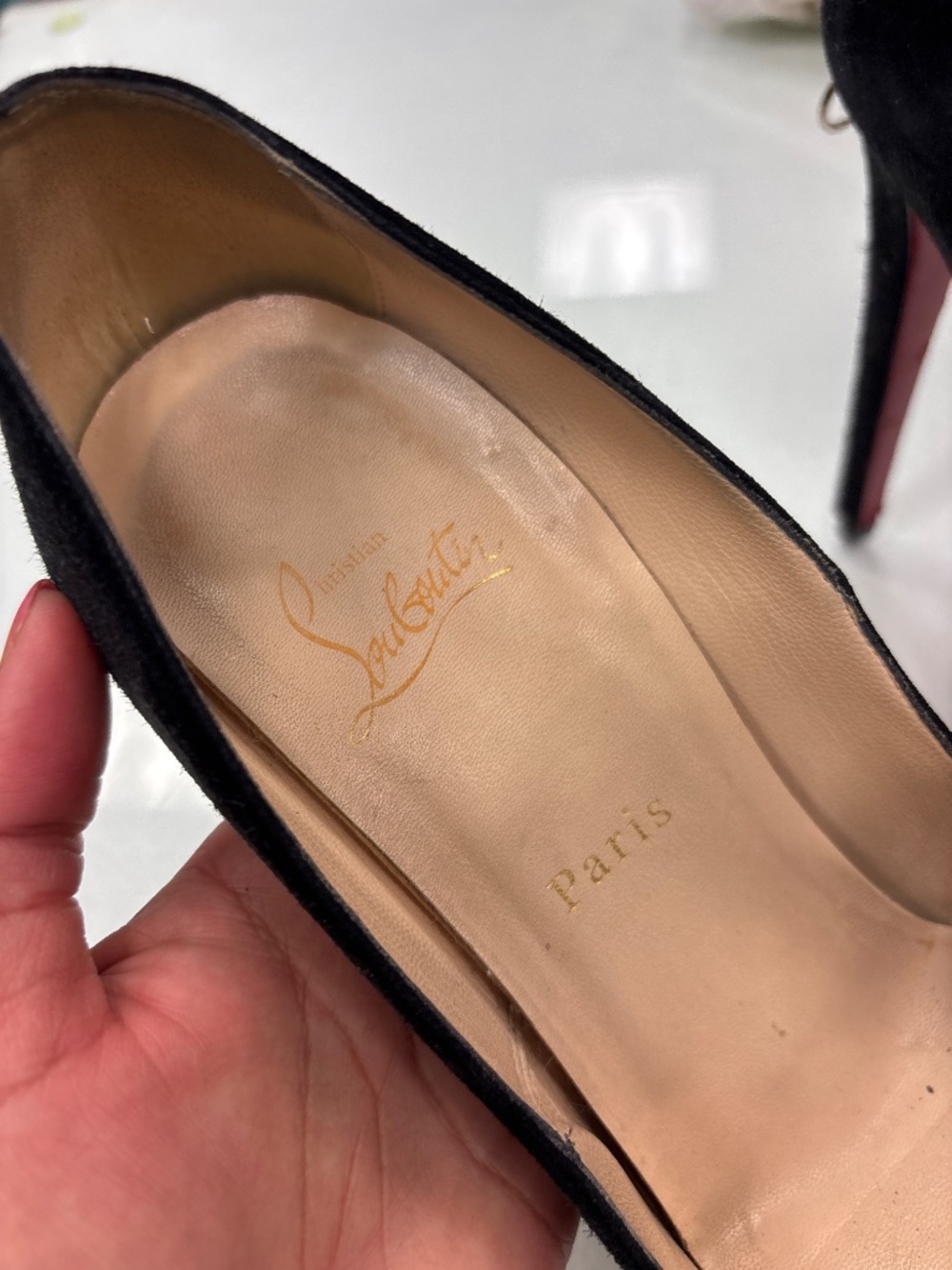 Christian Louboutin zipper pump heels - Picture 6 of 8